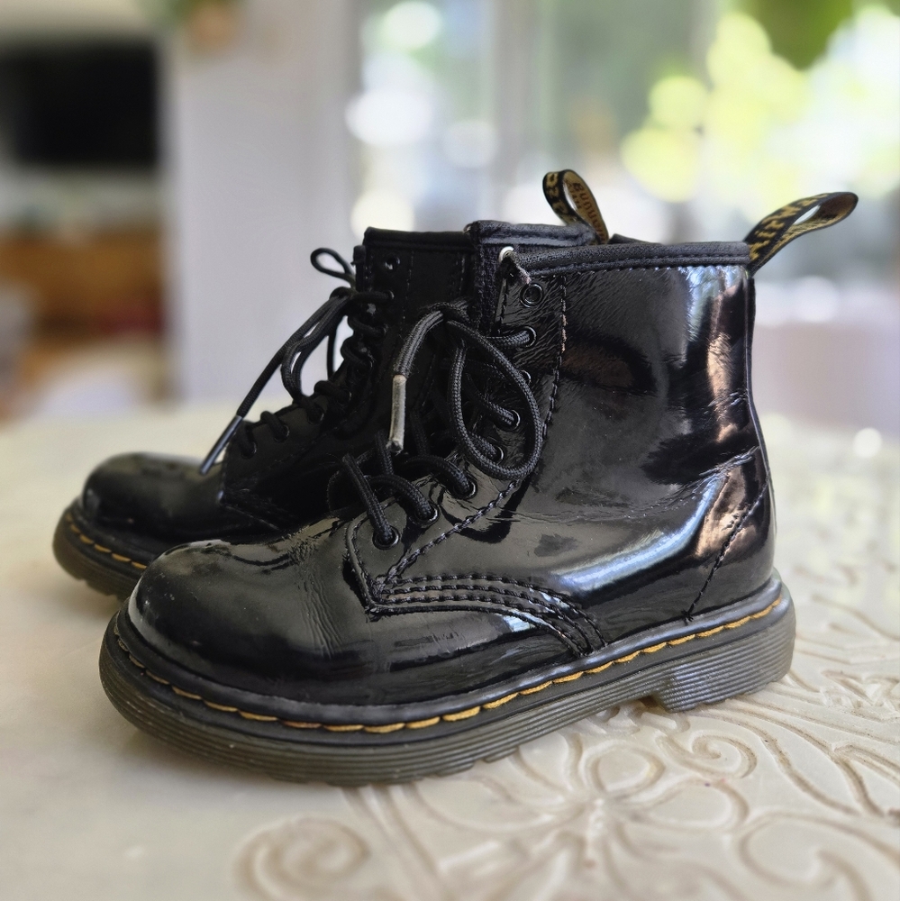 Dr. Martens Kids Black Boots